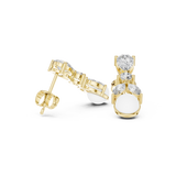 1.63 CT Pear Round Marquise & Pearl Moissanite in 9K Gold/925 Silver |WOKE