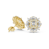 40.474 CT Round Marquise Pear Emerald Moissanite Studs in 9K Gold/925 Silver |WOKE