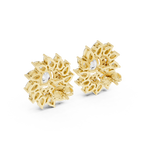 3.39 CT Round Pear & Oval Moissanite Studs in 9K Gold/925 Silver |WOKE
