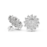 3.39 CT Round Pear & Oval Lab Grown Diamond Studs in 9K/14K Gold |WOKE