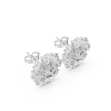3.4 Pear and Cushin Lab Grown Diamond Studs in 9K/14K Gold |WOKE
