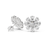 3.4 Pear and Cushin Lab Grown Diamond Studs in 9K/14K Gold |WOKE