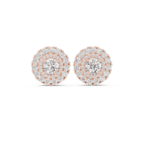 2.24 CT Round Moissanite Studs in 9K Gold/925 Silver |WOKE