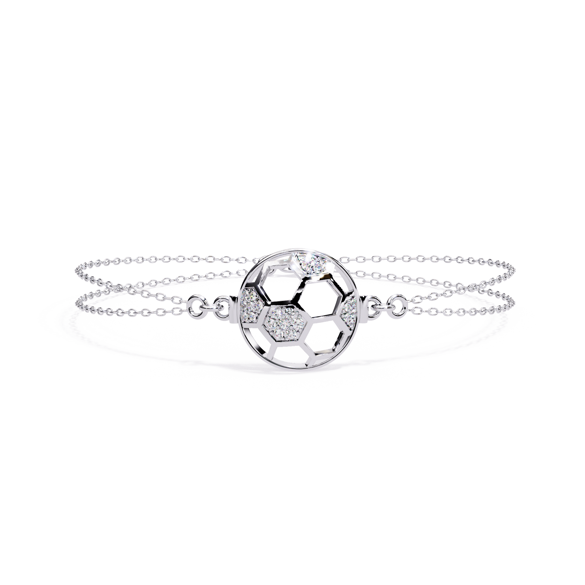 Globe chain Bracelet in 925 silver