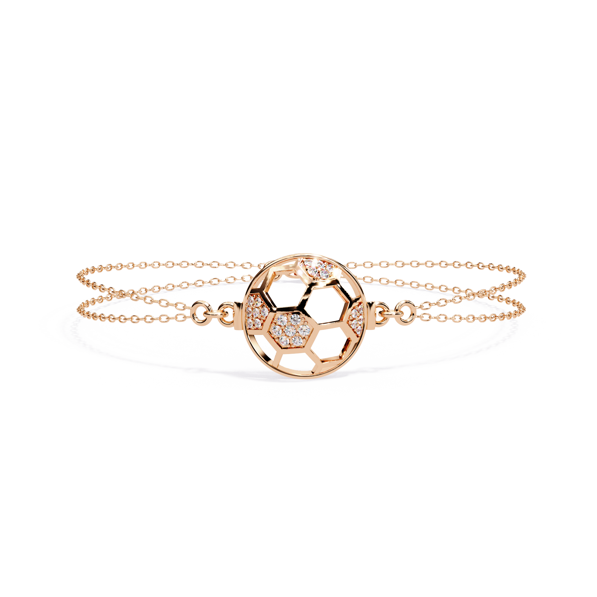 Globe chain Bracelet in 925 silver