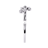 Assymetric shaped Kada in 925 silver