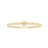 Moissanite chain link Bracelet
