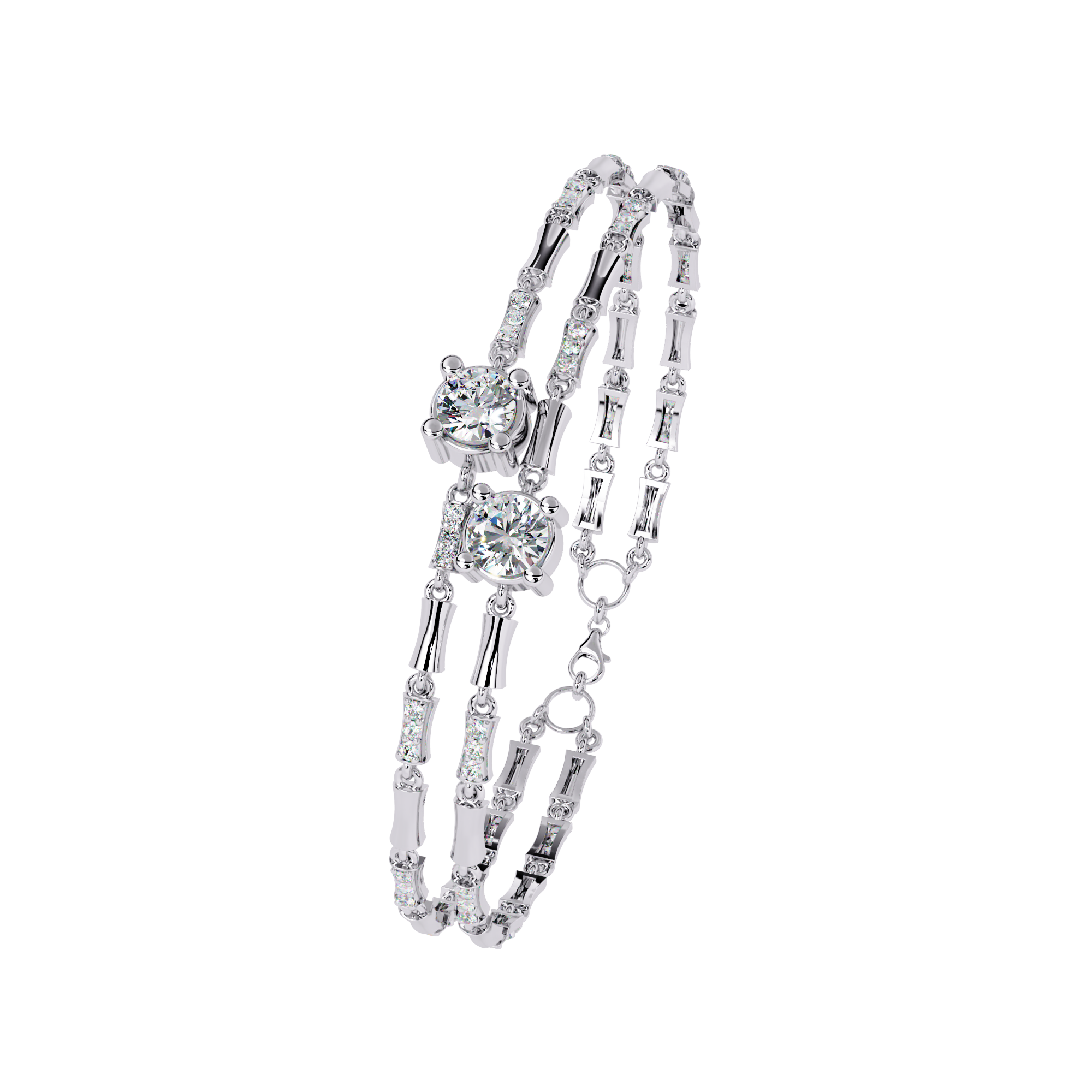 Lab grown diamond Bracelet in 14k Gold