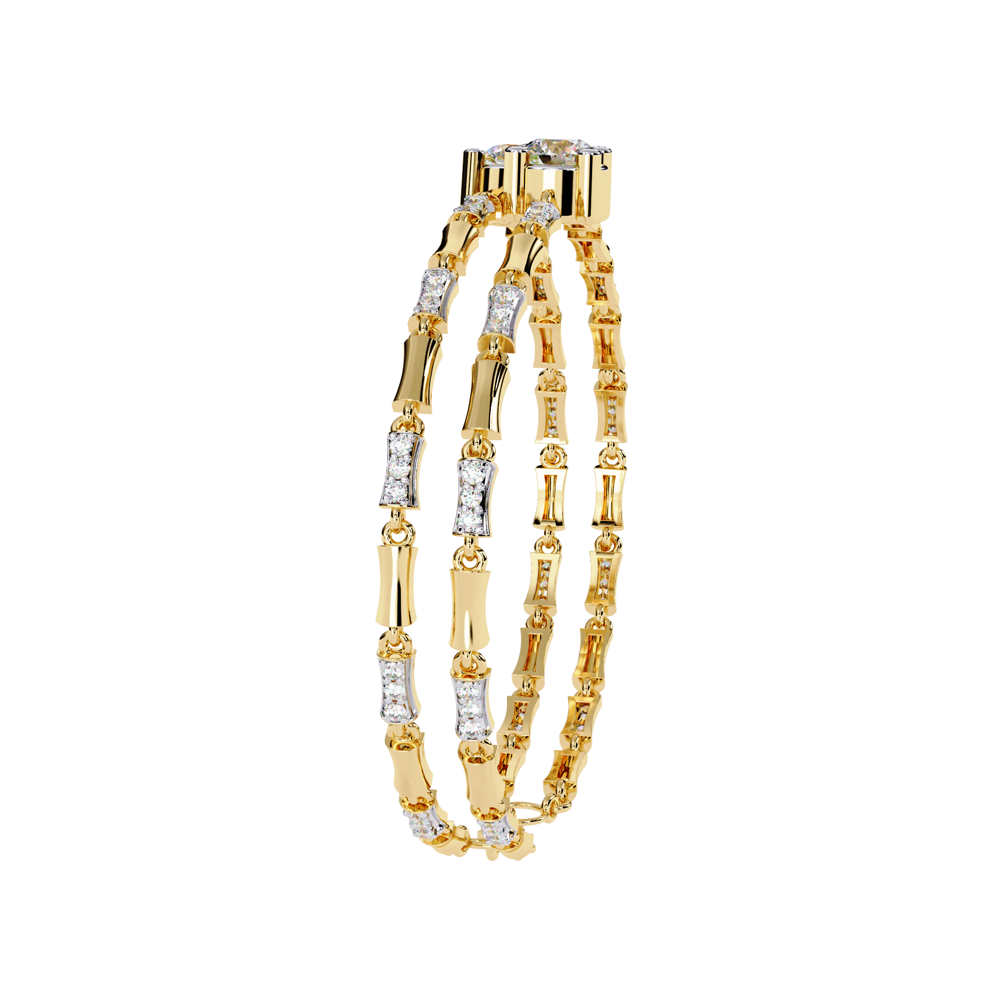 Lab grown diamond Bracelet in 14k Gold