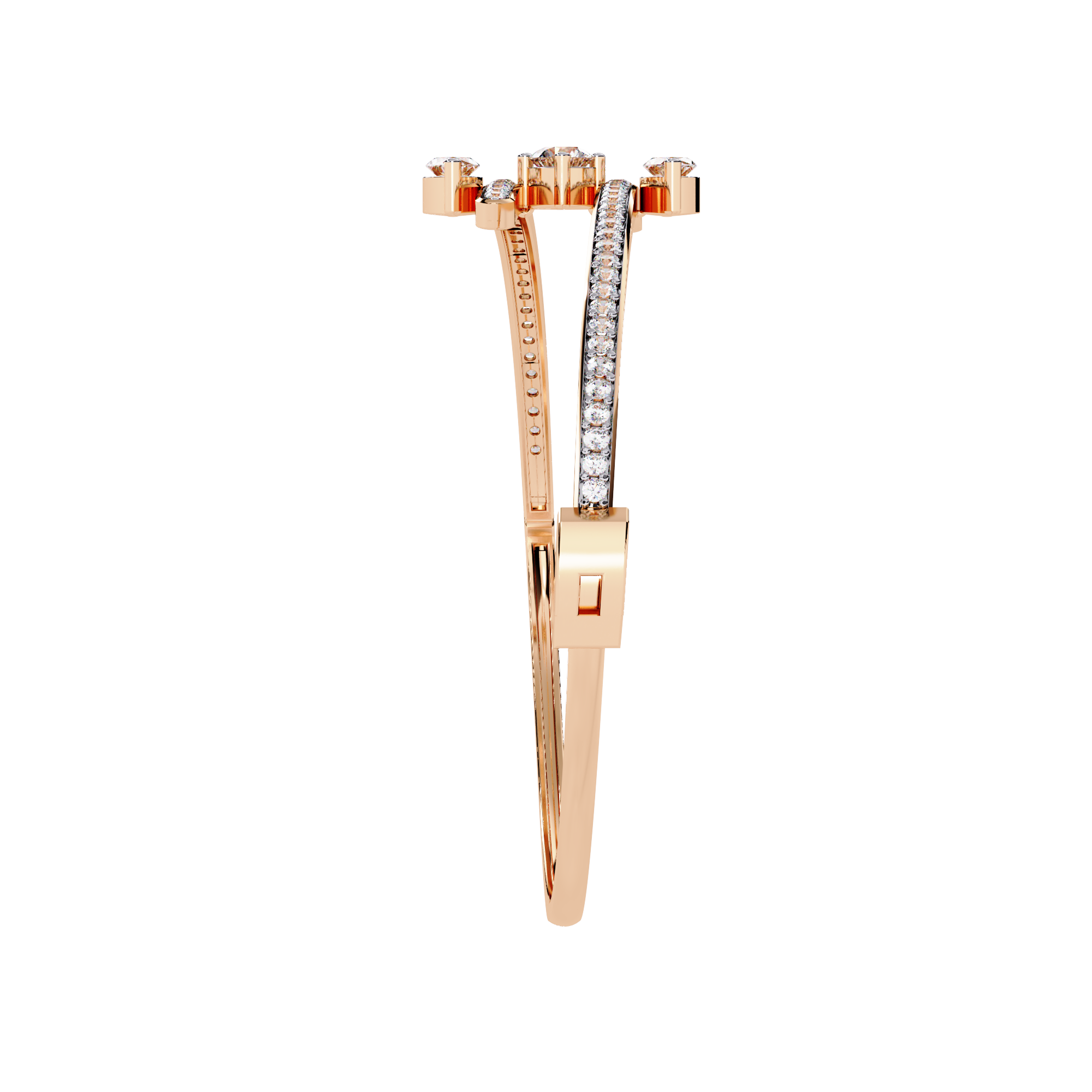 Marquise, Round round bracelet in 925 Silver