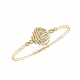 Moissanite chain Quantum Bracelets