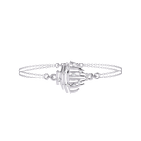 Moissanite chain Quantum Bracelets