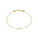 Moissanite chain Triangle cut Bracelets