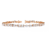 Moissanite mix diamond Tennis Bracelet