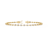 Moissanite Gap set 12 pointer Tennis Bracelet