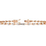 Moissanite Gap set 12 pointer Tennis Bracelet