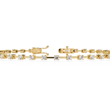 Moissanite Gap set 12 pointer Tennis Bracelet