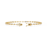 Moissanite Gap set 12 pointer Tennis Bracelet