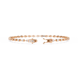 Moissanite Gap set 12 pointer Tennis Bracelet