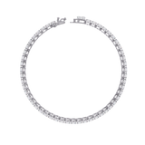 Oval moissanite tennis bracelet | 925 silver