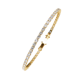 Oval moissanite tennis bracelet | 925 silver