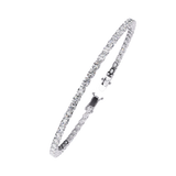 Oval moissanite tennis bracelet | 925 silver
