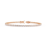 Oval moissanite tennis bracelet | 925 silver