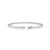 Oval moissanite tennis bracelet | 925 silver