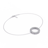 WOKE™ 0.80 carat Marquise cut Lab grown diamond bracelet in 14k gold