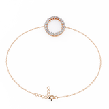 WOKE™ 0.80 carat Marquise cut Lab grown diamond bracelet in 14k gold