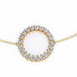 WOKE™ 0.80 carat Marquise cut Lab grown diamond bracelet in 14k gold