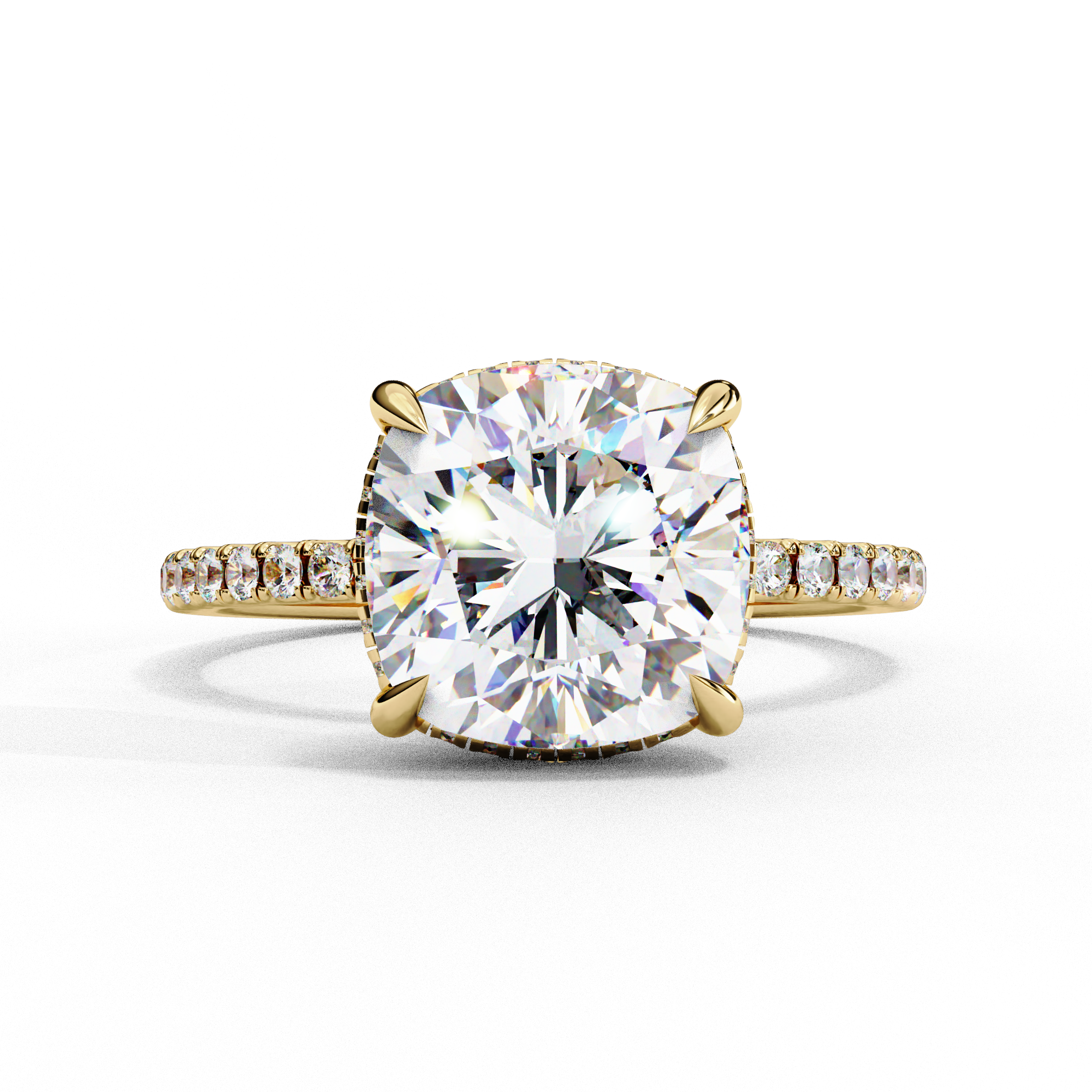 WOKE ™ 1.80 CARAT VVS-EF Lab Grown Diamond ring in 9K/14K/18k Gold