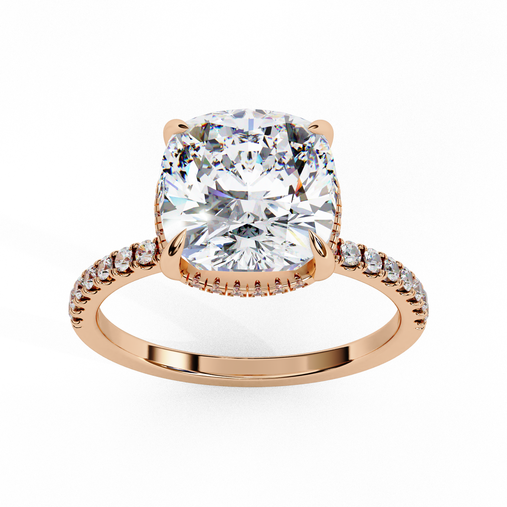 WOKE ™ 1.80 CARAT VVS-EF Lab Grown Diamond ring in 9K/14K/18k Gold