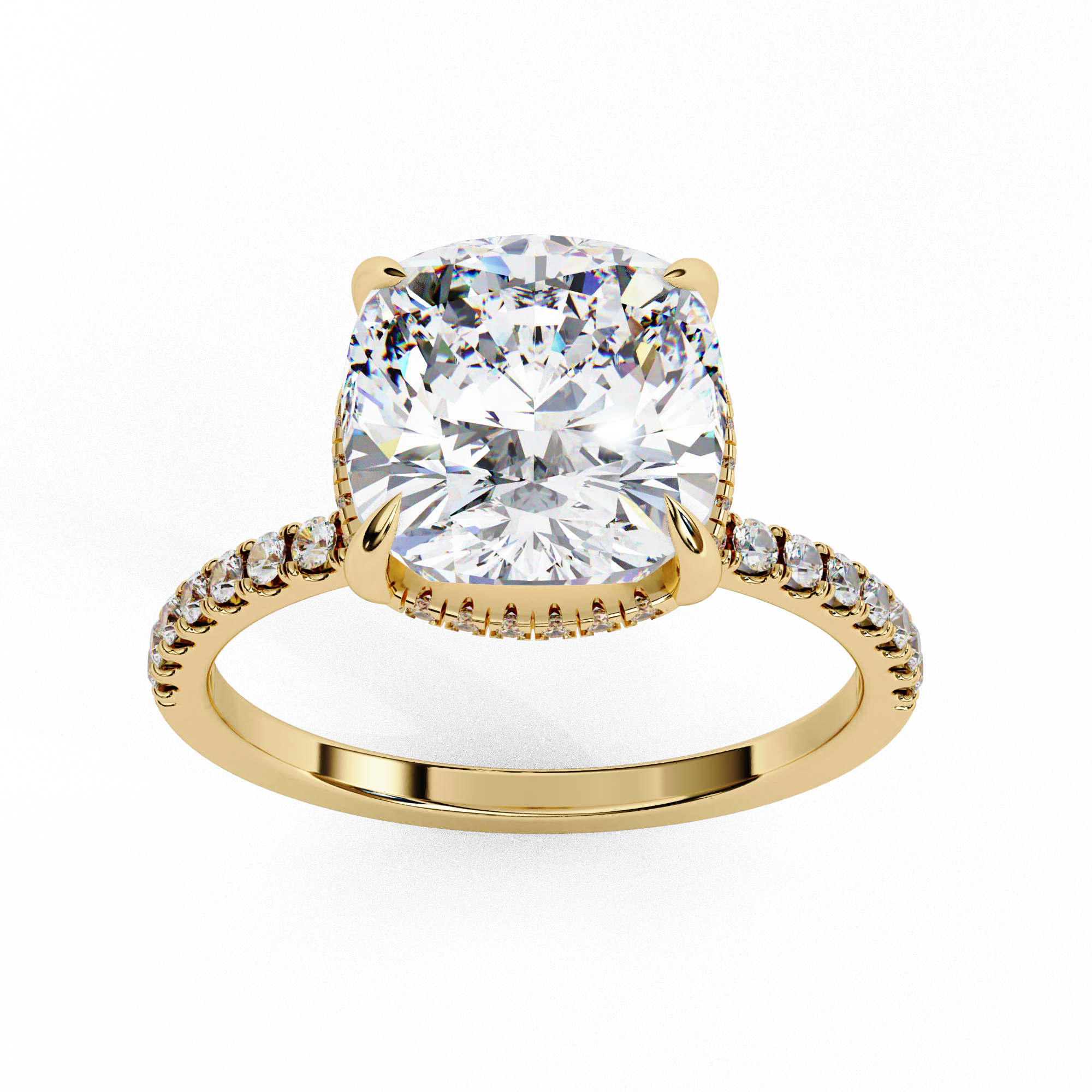 WOKE ™ 1.80 CARAT VVS-EF Lab Grown Diamond ring in 9K/14K/18k Gold