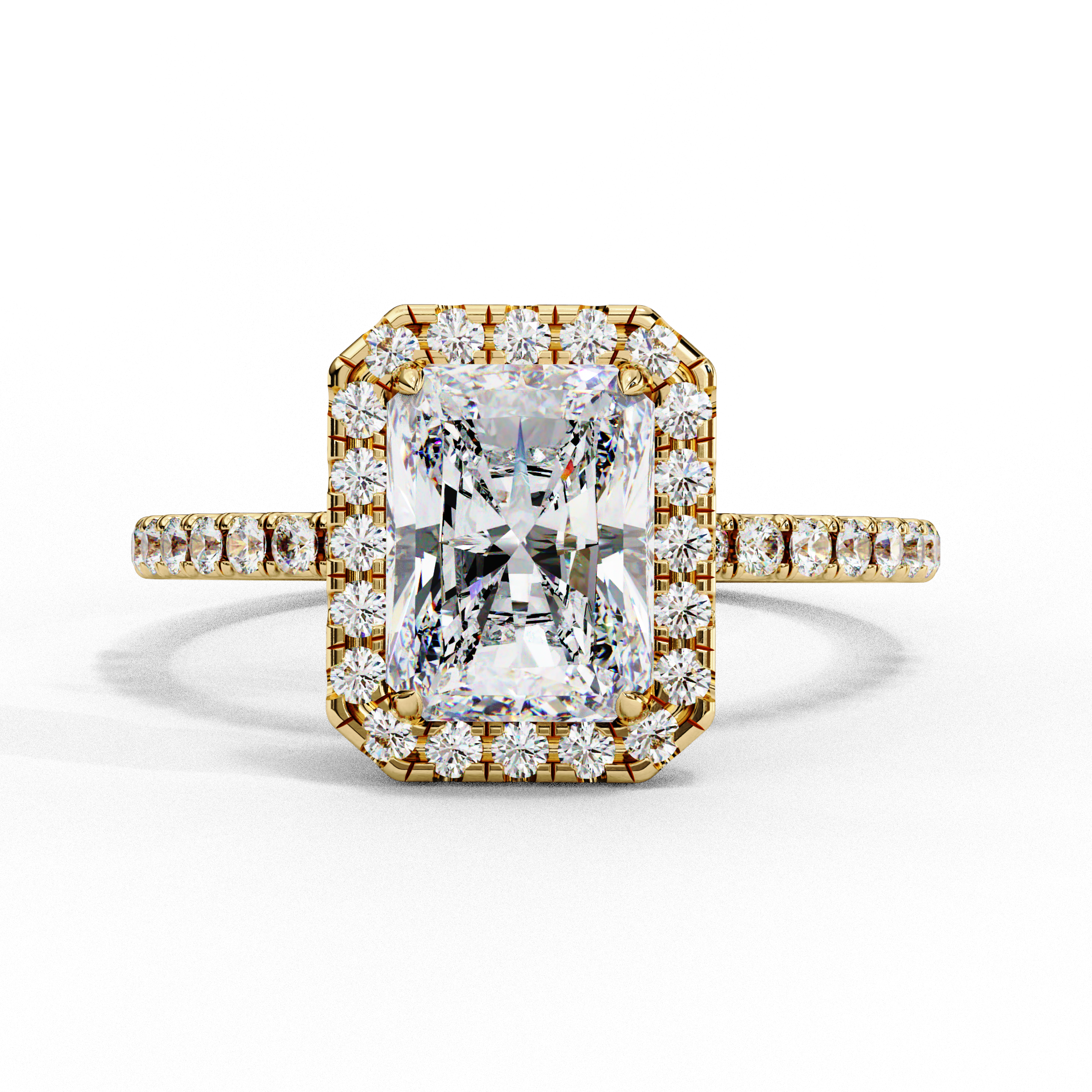 WOKE ™ 1.90 CARAT VVS-EF Lab Grown Diamond ring in 9K/14K/18k Gold