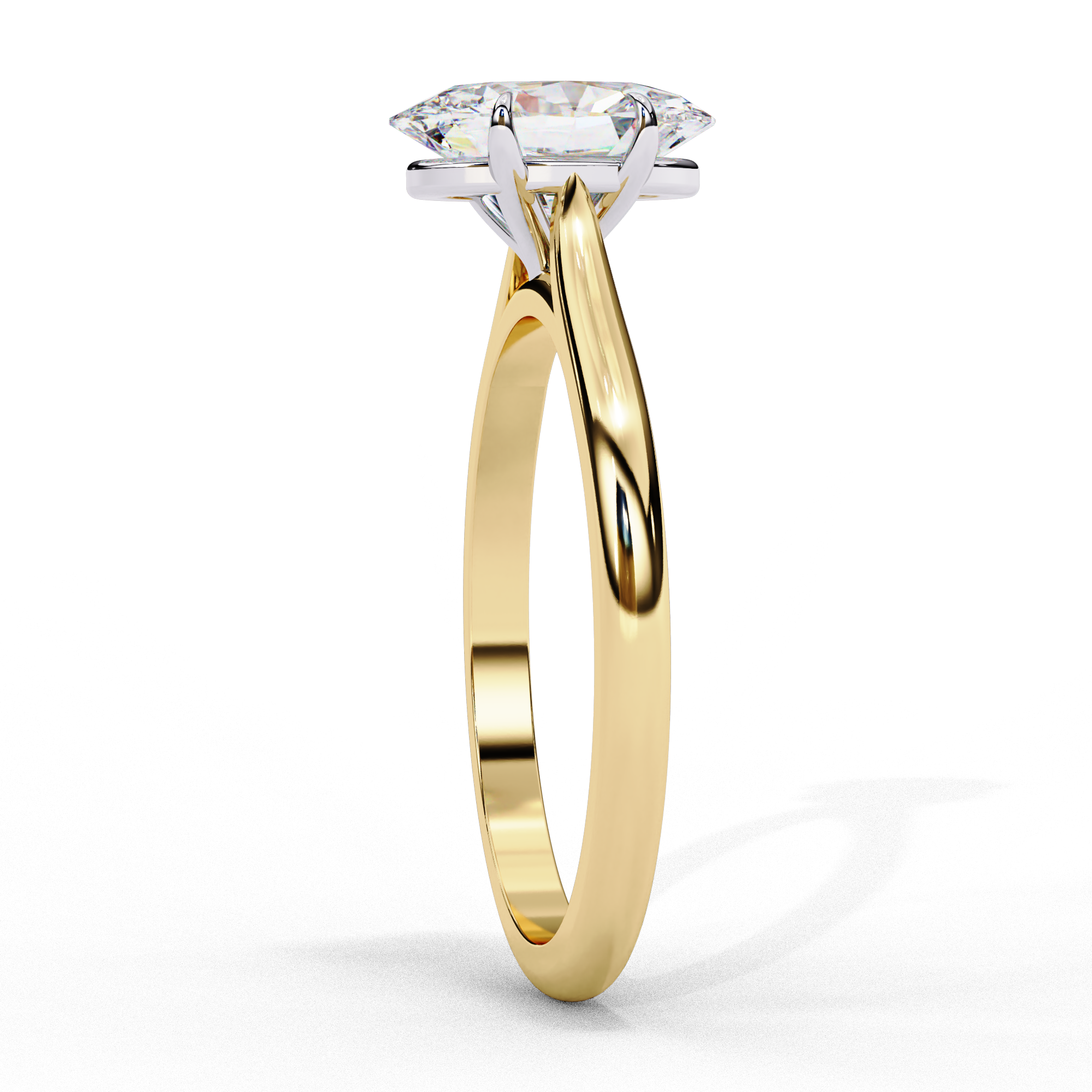 WOKE ™ 1.00 CARAT VVS-EF Lab Grown Diamond ring in 9K/14K/18k Gold