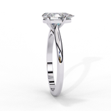 WOKE ™ 1.00 CARAT VVS-EF Pear cut Lab Grown Diamond ring in 9K/14K/18k Gold