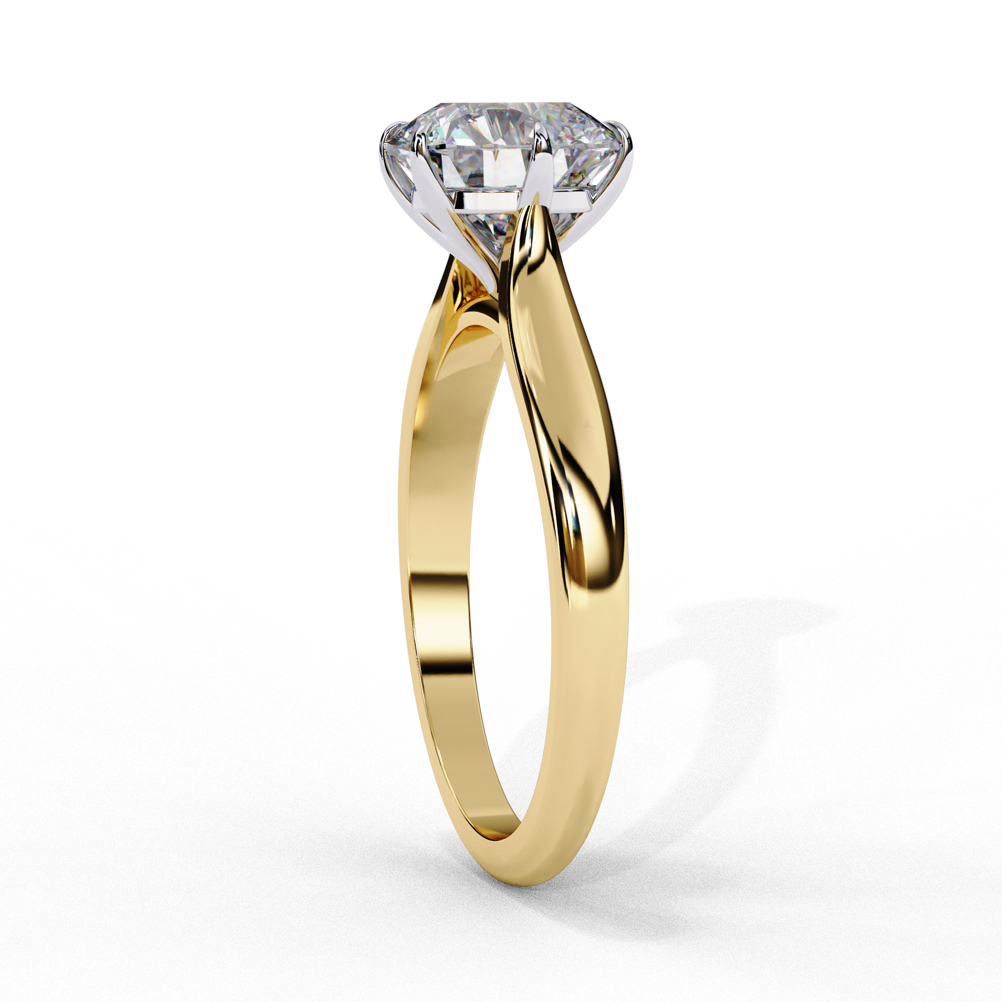 WOKE ™ 1.01 CARAT VVS-EF Lab Grown Diamond ring in 9K/14K/18k Gold