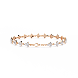 Sea shell style chain bracelet | 925 silver