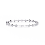 Sea shell style chain bracelet | 925 silver