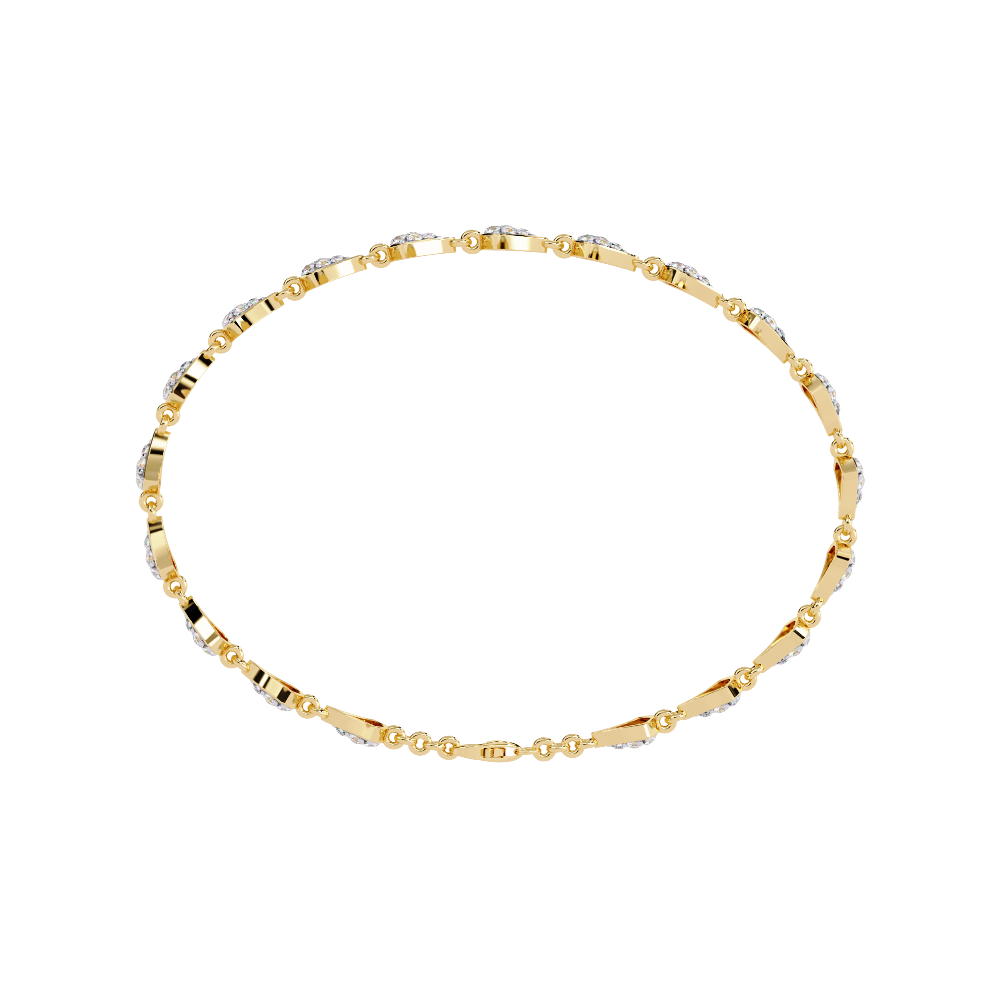 Sea shell style chain bracelet | 925 silver