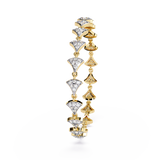 Sea shell style chain bracelet | 925 silver