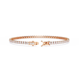 2.5MM LGD Tennnis bracelet| 9K GOLD