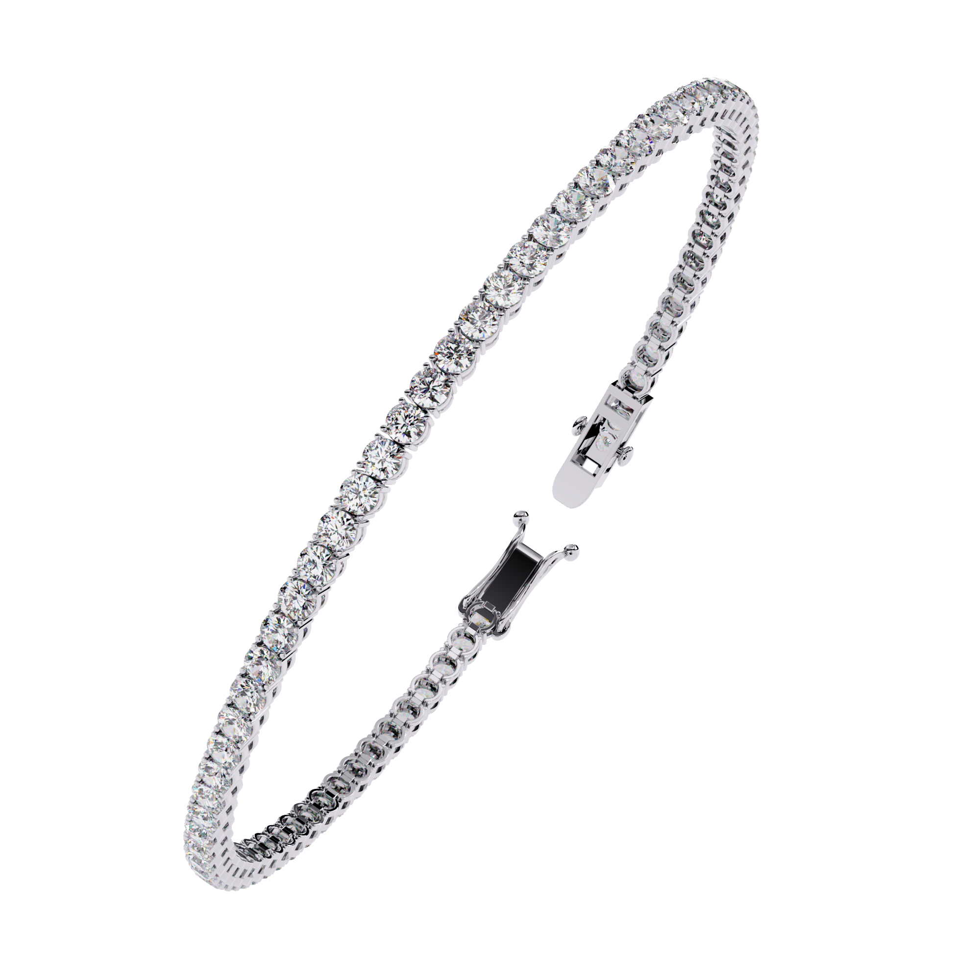 2.5MM LGD Tennnis bracelet| 9K GOLD