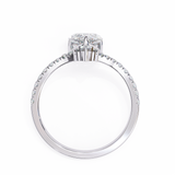 WOKE ™ 1.90 CARAT VVS-EF Pear Lab Grown Diamond ring in 9K/14K/18k Gold