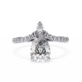 WOKE ™ 1.90 CARAT VVS-EF Pear Lab Grown Diamond ring in 9K/14K/18k Gold