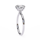 WOKE ™ 1.00 CARAT VVS-EF Cushion Lab Grown Diamond ring in 9K/14K/18k Gold