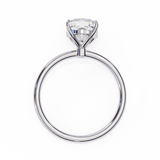 WOKE ™ 1.00 CARAT VVS-EF Cushion Lab Grown Diamond ring in 9K/14K/18k Gold