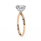 WOKE ™ 1.00 CARAT VVS-EF Cushion Lab Grown Diamond ring in 9K/14K/18k Gold