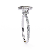 1 CT Marquise Cut lab grown diamond ring in 9K/14K Gold  | WOKE